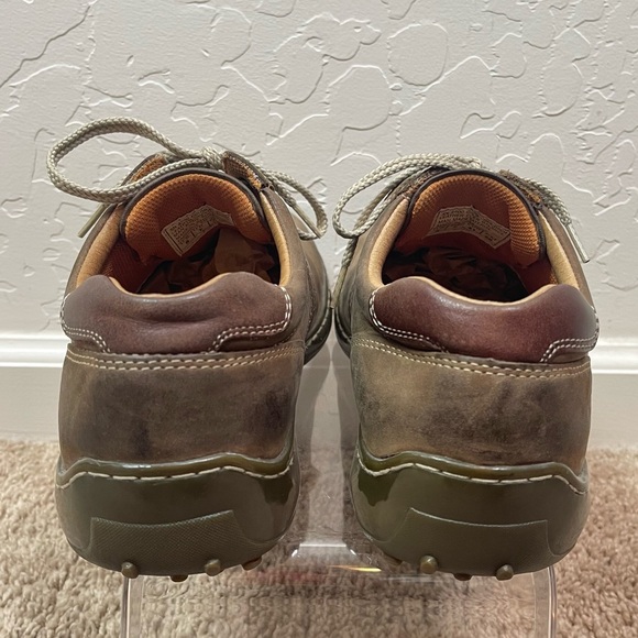 Skechers 4400 Vintage 90’s Y2K Brown Leather Lace-Up Driver Shoes Men\'s Size 8 main image 8